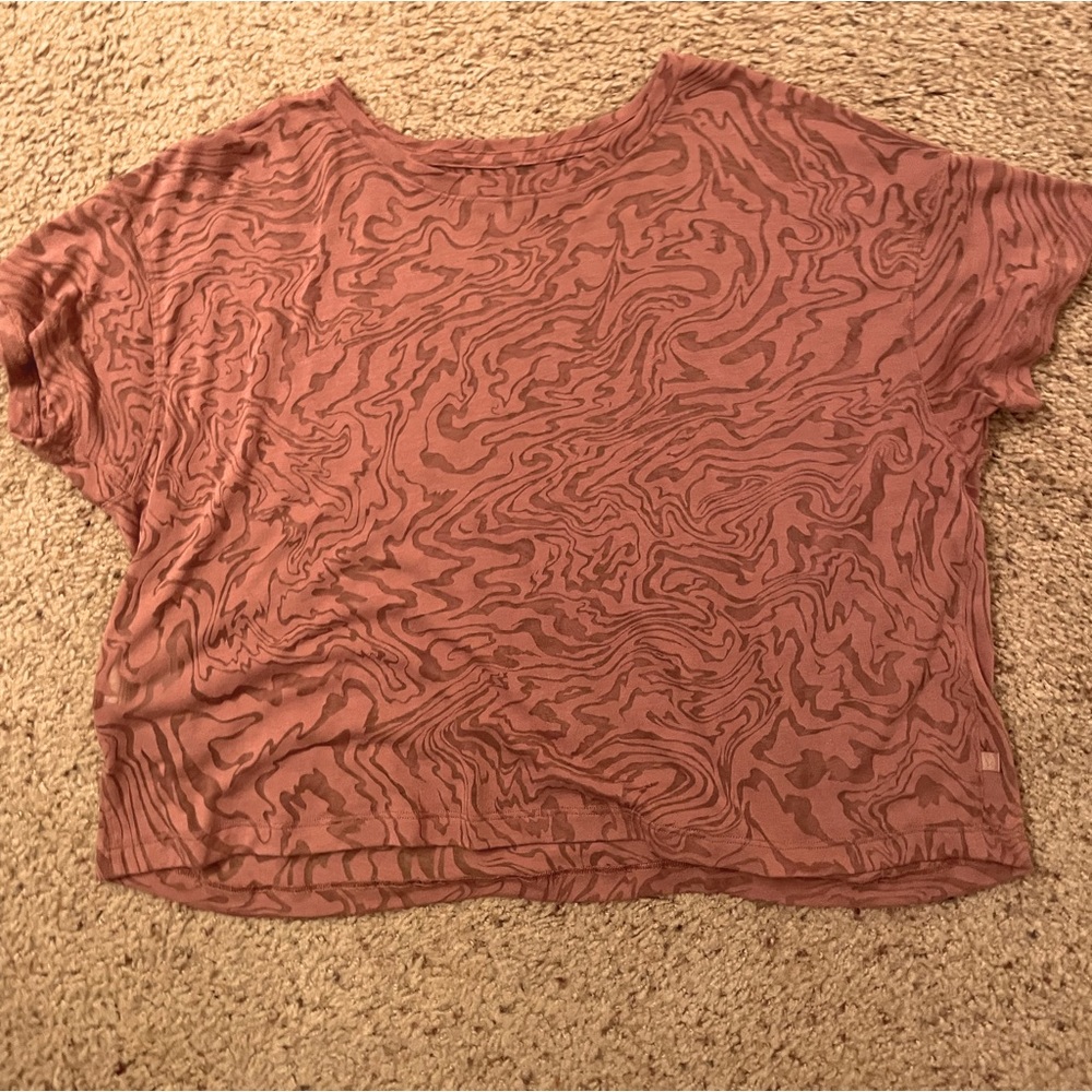 Lululemon See-through crop top